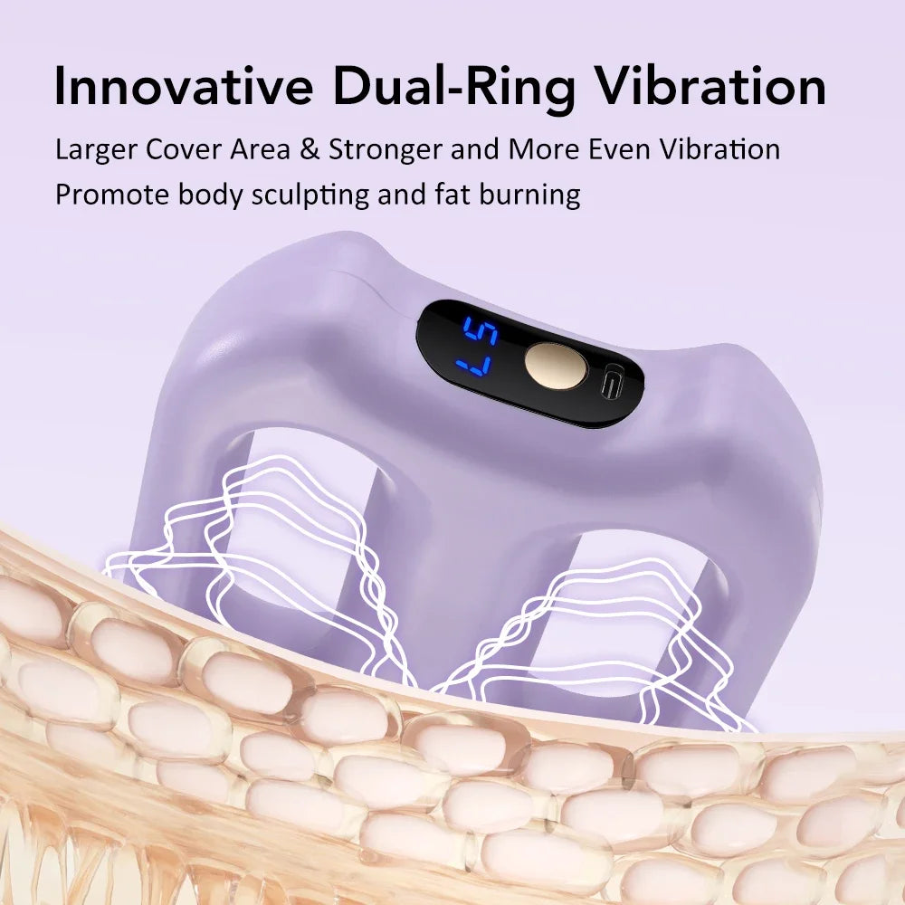 Multi-Function Electric Fascia Ring Vibration Massager for Full Body Fitness Shaping Fat-Burning Equipment Deep Tissue Massage