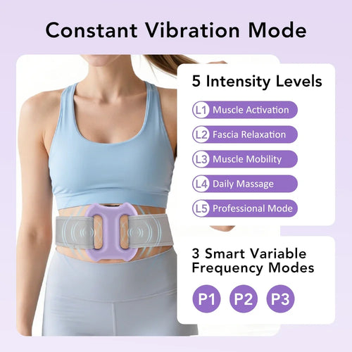 Multi-Function Electric Fascia Ring Vibration Massager for Full Body Fitness Shaping Fat-Burning Equipment Deep Tissue Massage